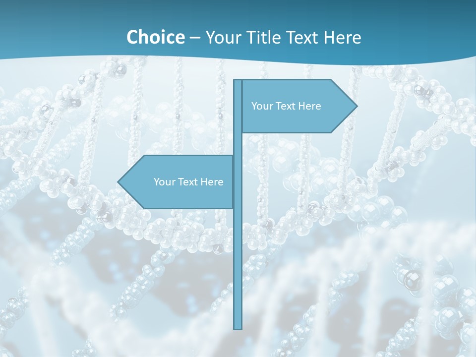 Molecular Code Chain PowerPoint Template