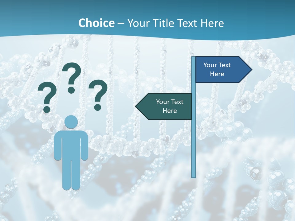 Molecular Code Chain PowerPoint Template