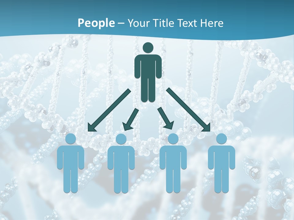 Molecular Code Chain PowerPoint Template