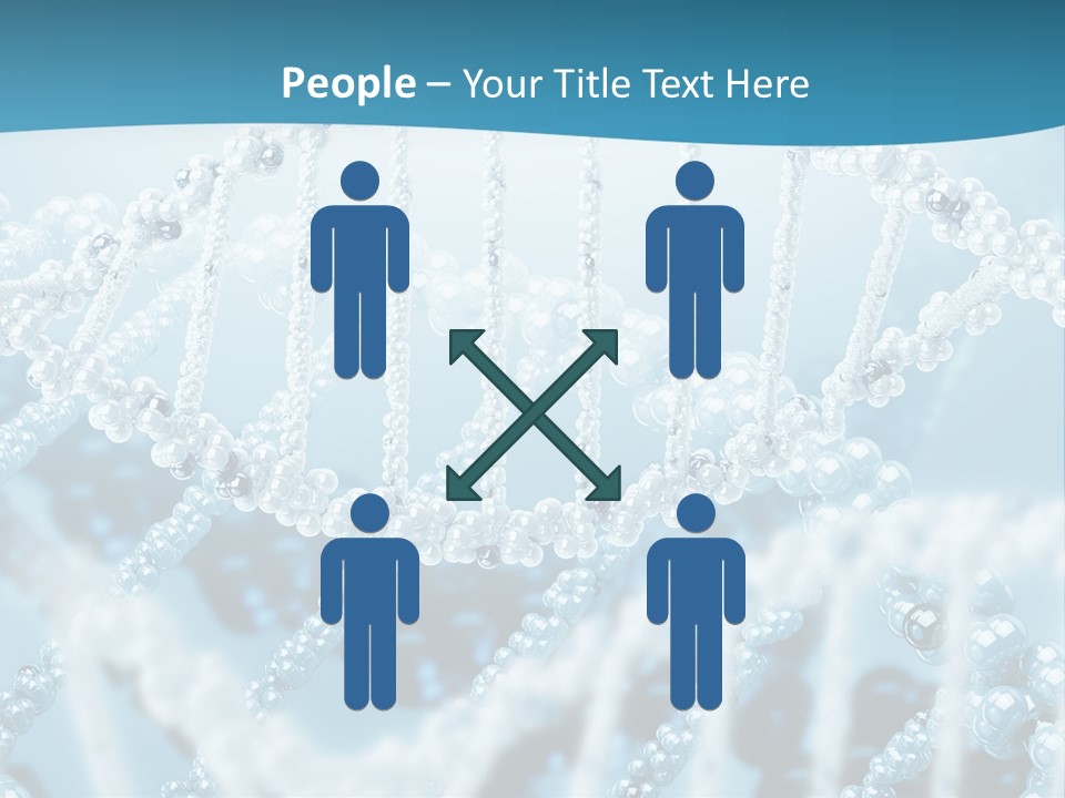 Molecular Code Chain PowerPoint Template