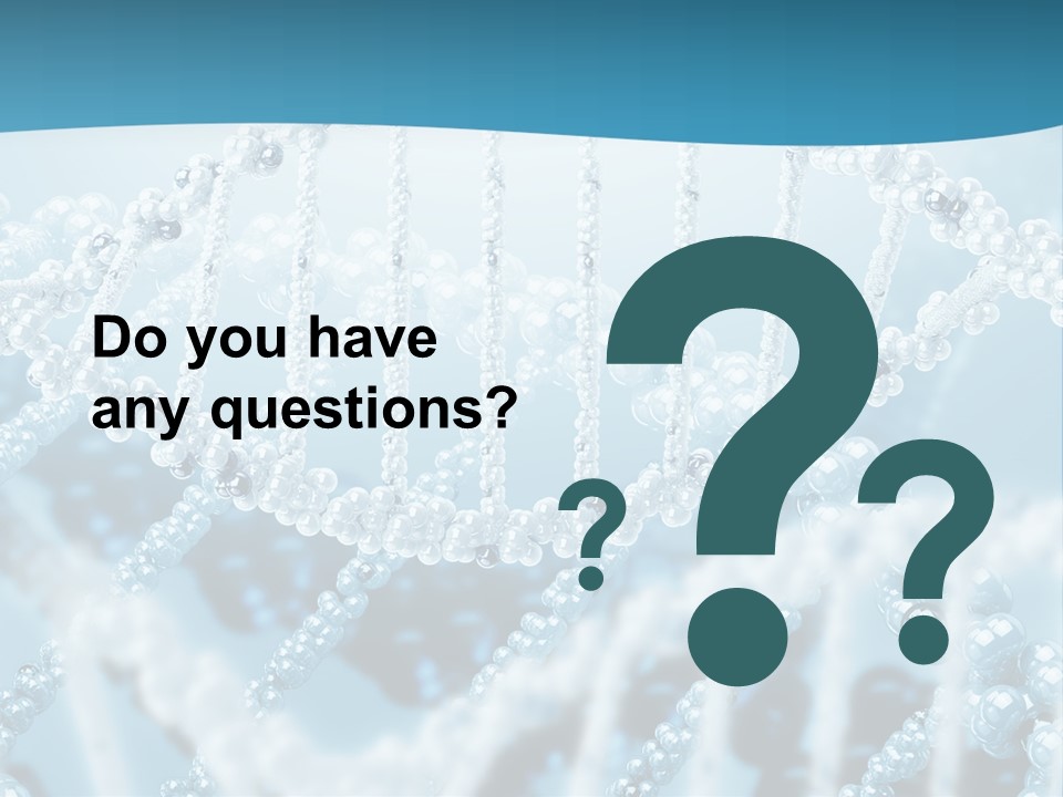 Molecular Code Chain PowerPoint Template