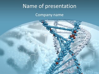 Pattern Strand Evolution PowerPoint Template