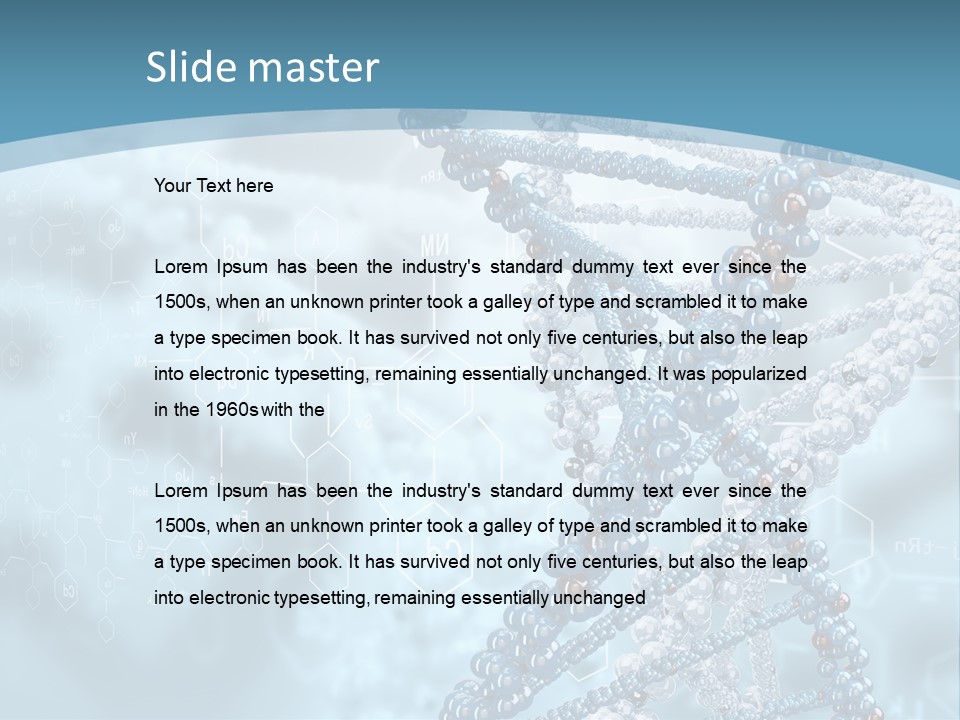 Pattern Strand Evolution PowerPoint Template