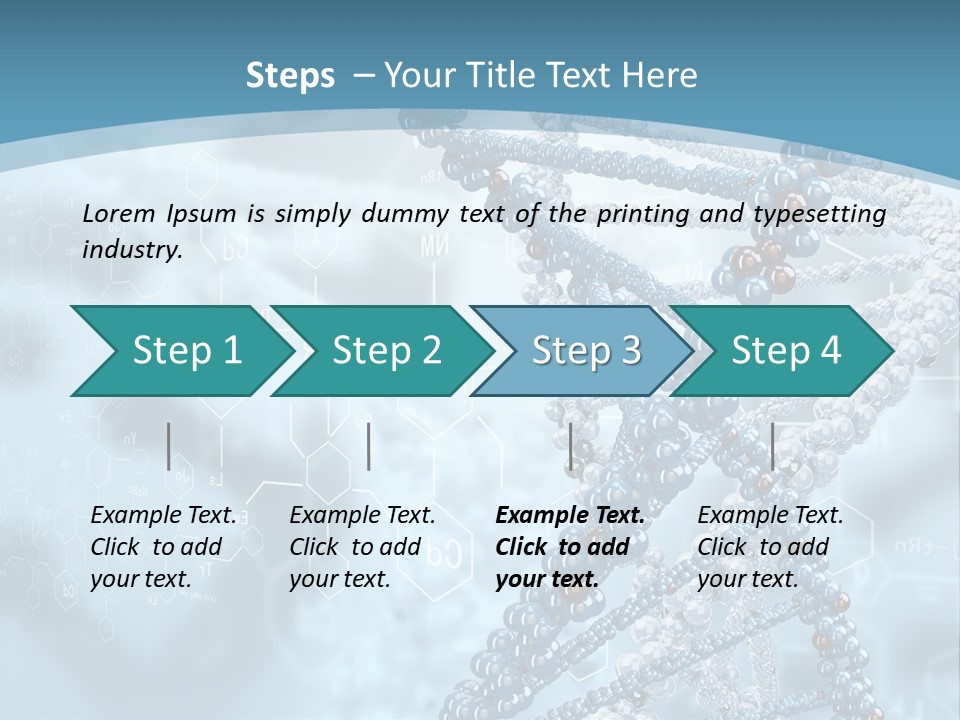 Pattern Strand Evolution PowerPoint Template