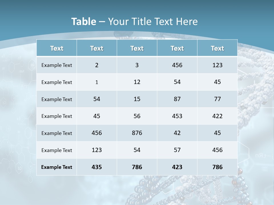 Pattern Strand Evolution PowerPoint Template