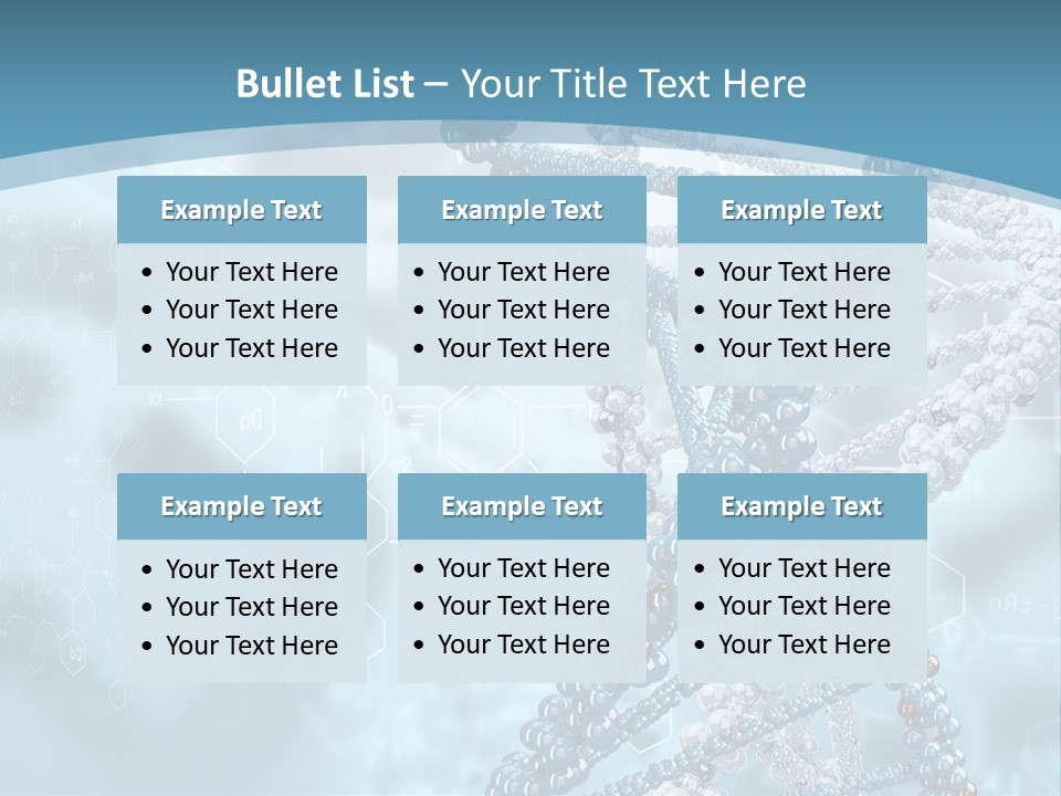 Pattern Strand Evolution PowerPoint Template