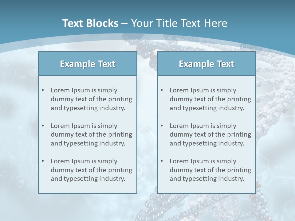 Pattern Strand Evolution PowerPoint Template