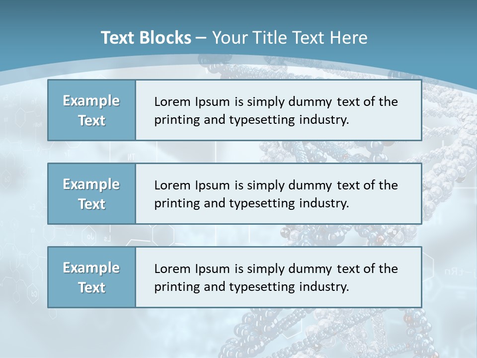 Pattern Strand Evolution PowerPoint Template