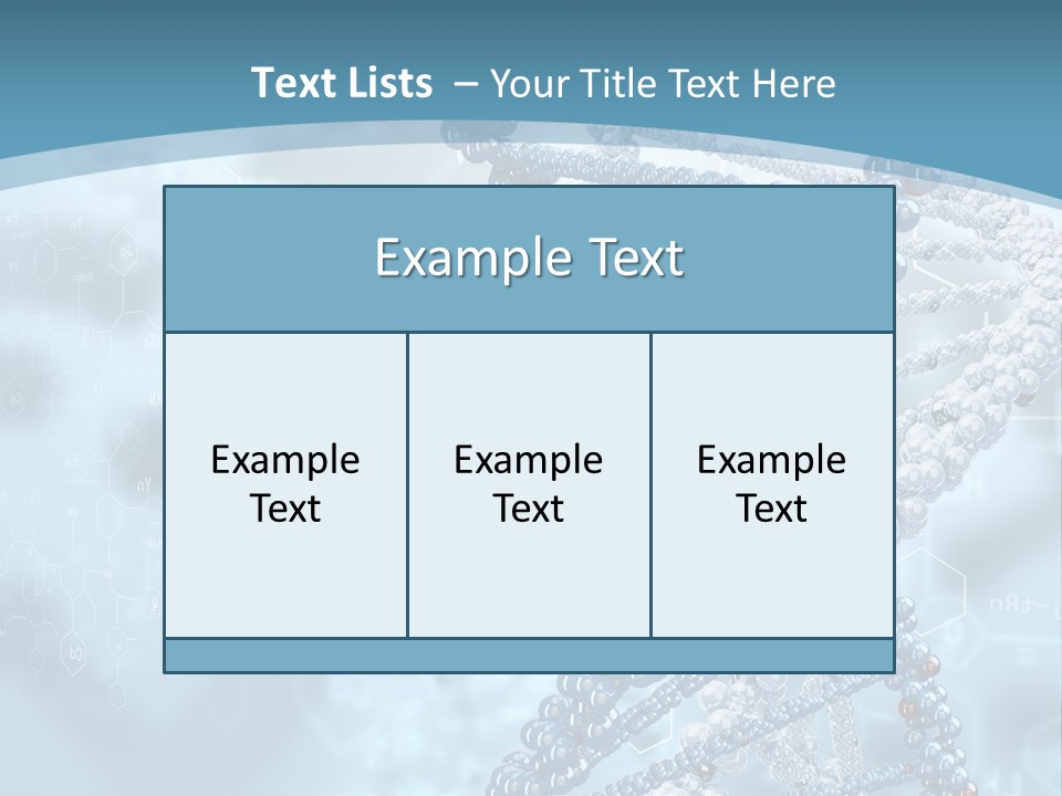Pattern Strand Evolution PowerPoint Template
