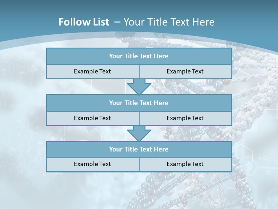 Pattern Strand Evolution PowerPoint Template