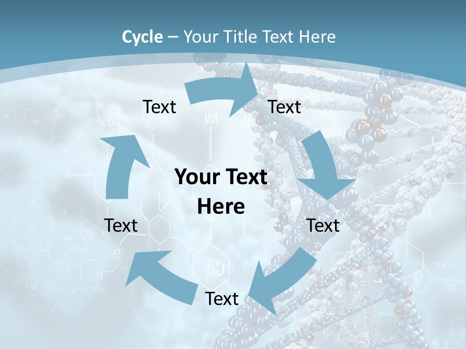 Pattern Strand Evolution PowerPoint Template
