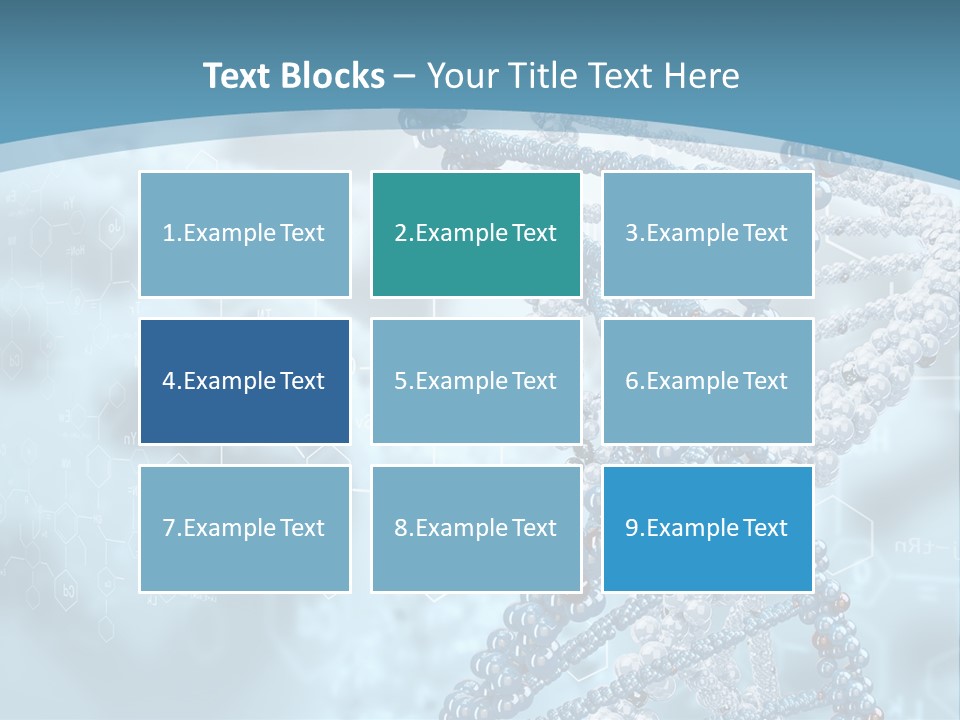 Pattern Strand Evolution PowerPoint Template