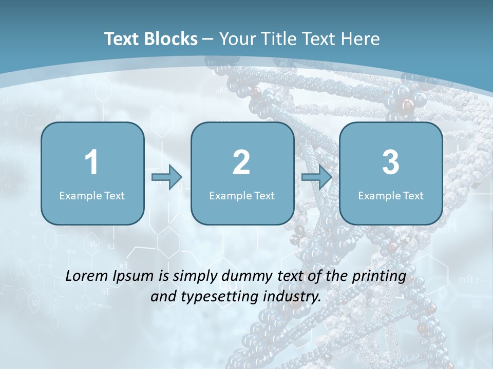 Pattern Strand Evolution PowerPoint Template