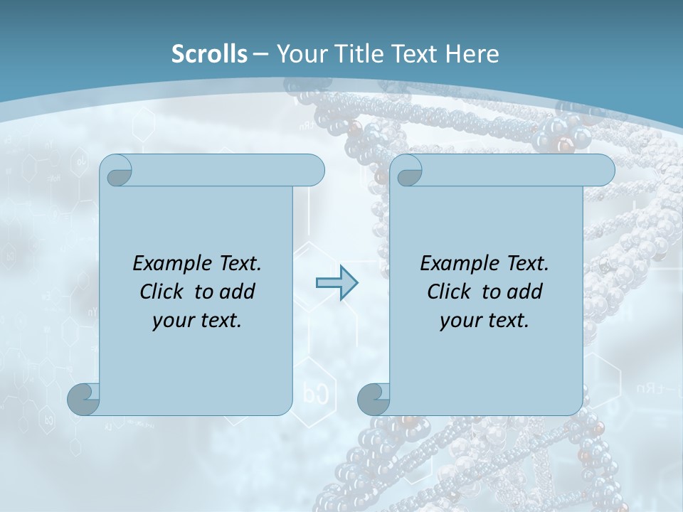 Pattern Strand Evolution PowerPoint Template