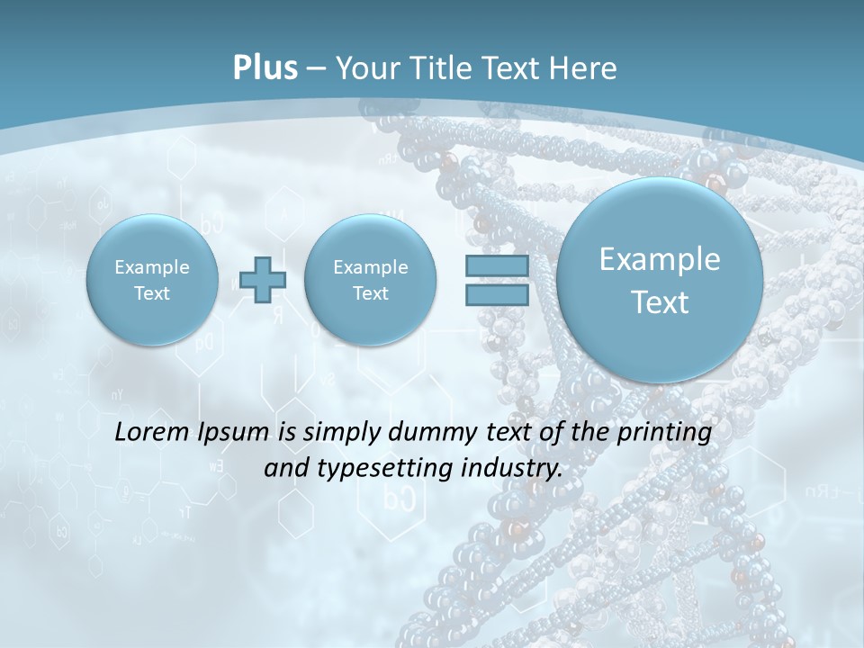 Pattern Strand Evolution PowerPoint Template