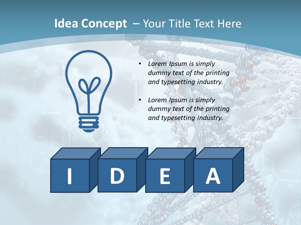 Pattern Strand Evolution PowerPoint Template