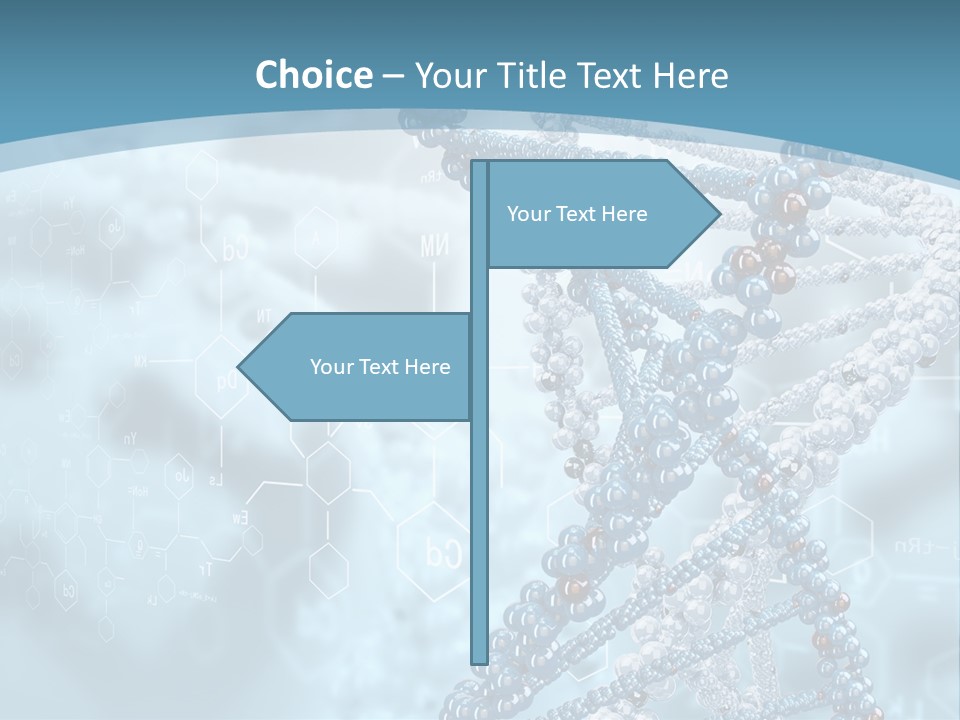 Pattern Strand Evolution PowerPoint Template