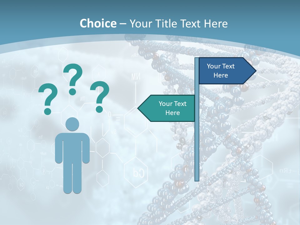 Pattern Strand Evolution PowerPoint Template