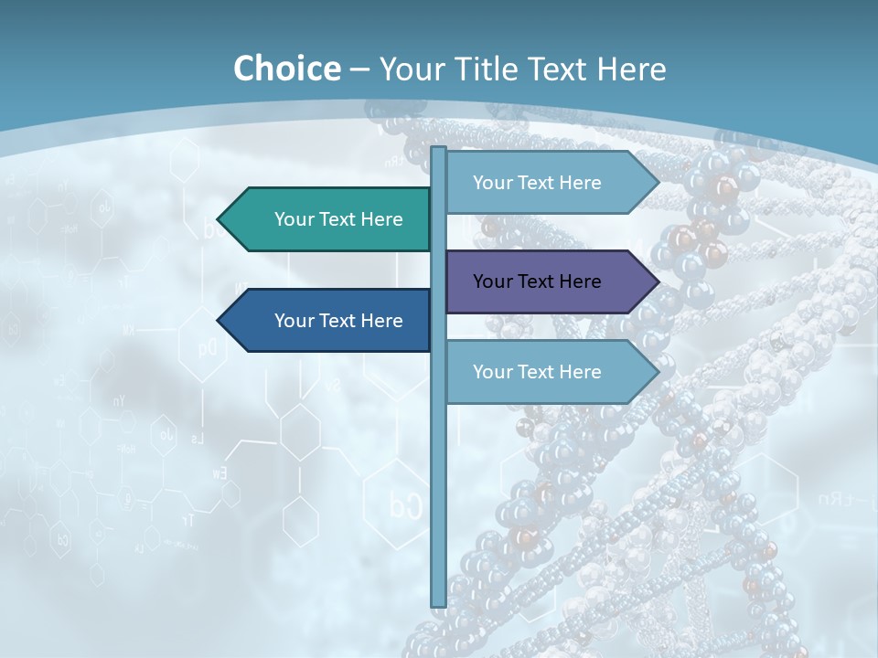 Pattern Strand Evolution PowerPoint Template
