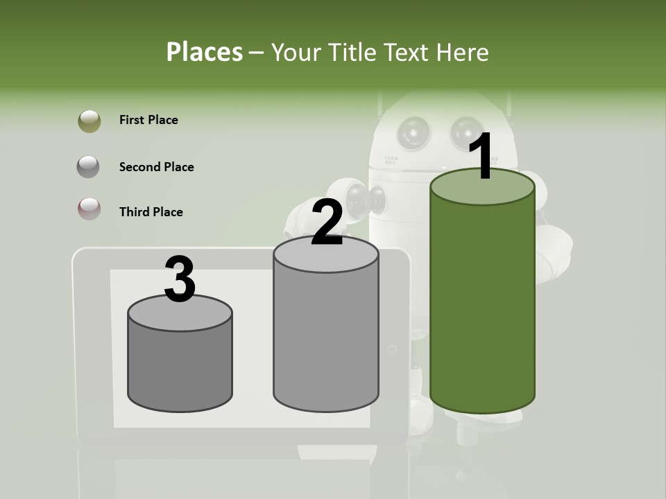 Touch Technology Copy Space PowerPoint Template