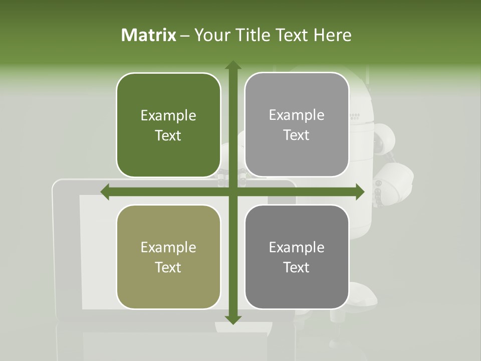 Touch Technology Copy Space PowerPoint Template