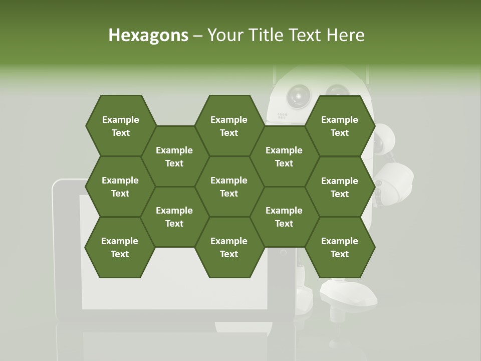 Touch Technology Copy Space PowerPoint Template