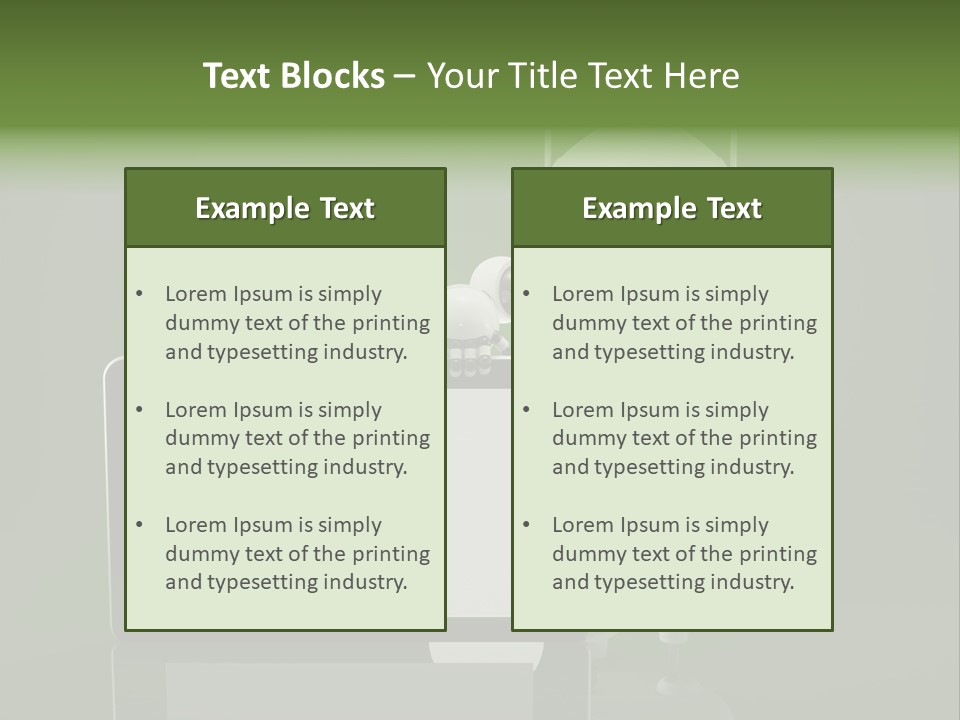 Touch Technology Copy Space PowerPoint Template