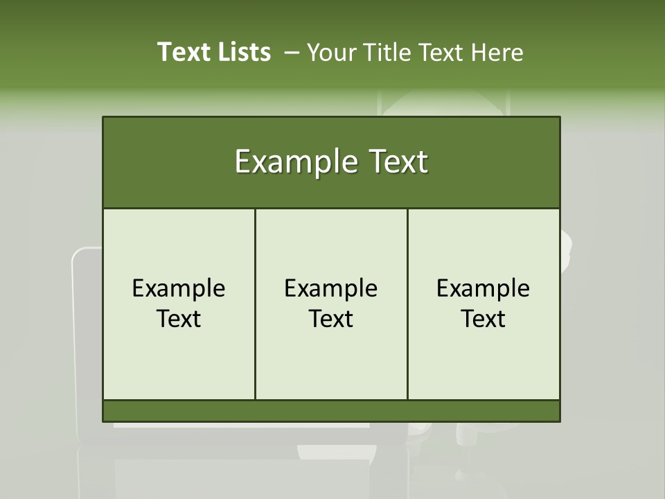 Touch Technology Copy Space PowerPoint Template