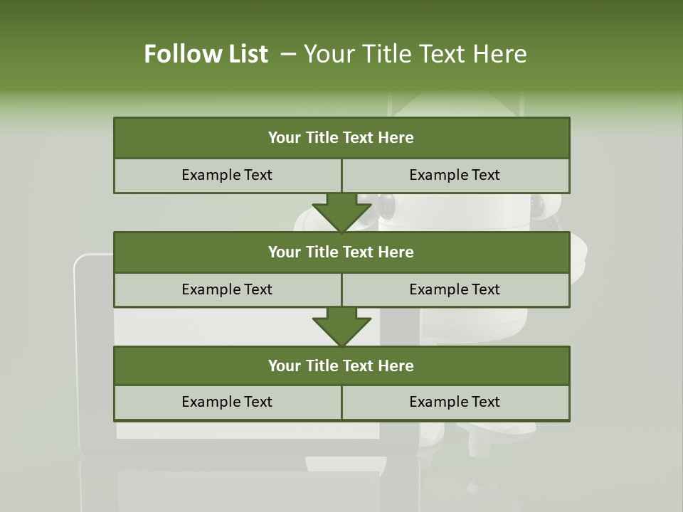 Touch Technology Copy Space PowerPoint Template