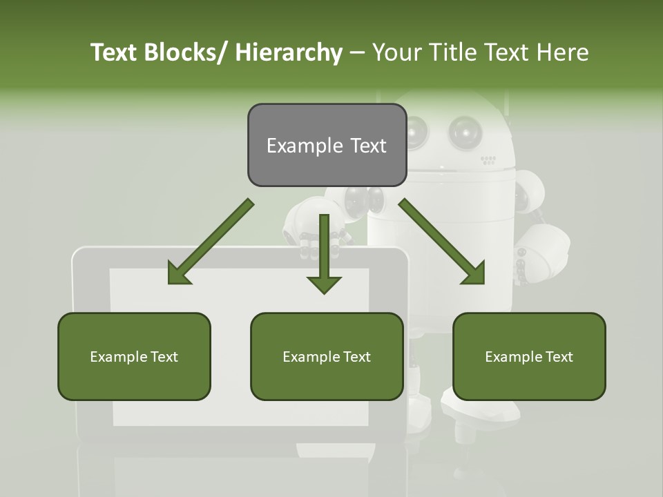 Touch Technology Copy Space PowerPoint Template