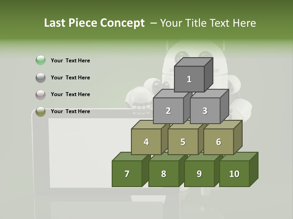 Touch Technology Copy Space PowerPoint Template