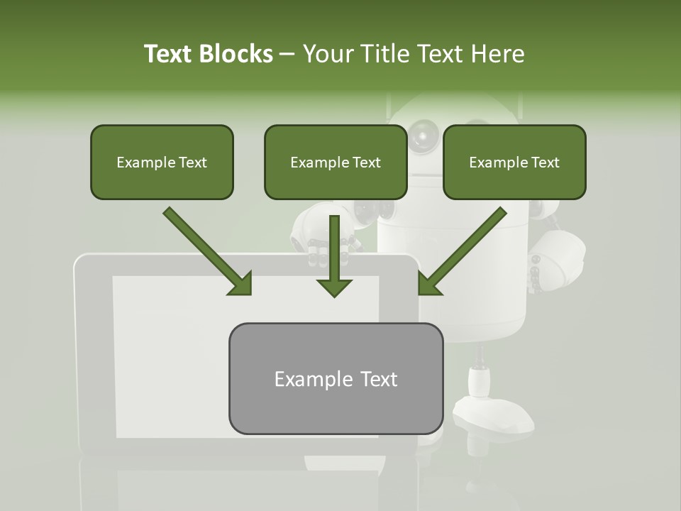 Touch Technology Copy Space PowerPoint Template