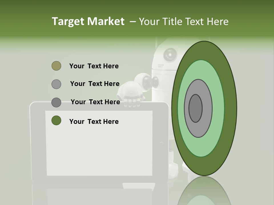 Touch Technology Copy Space PowerPoint Template