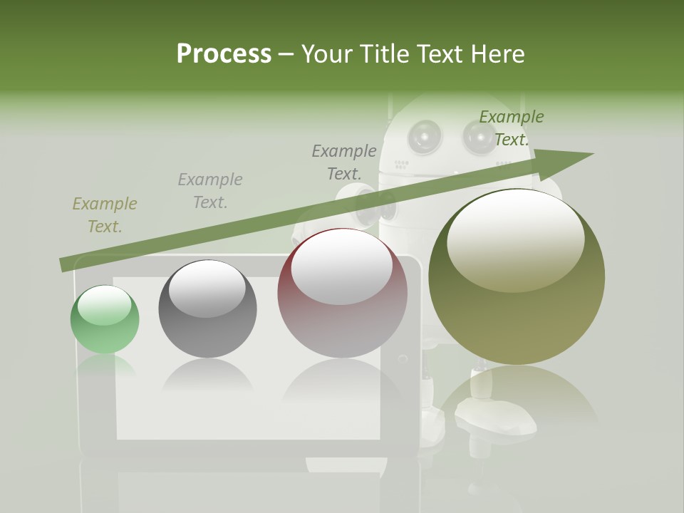 Touch Technology Copy Space PowerPoint Template