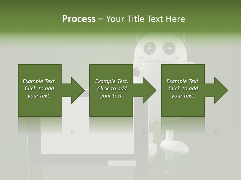 Touch Technology Copy Space PowerPoint Template