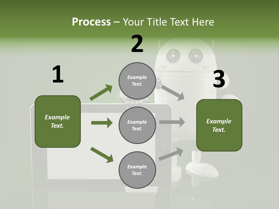 Touch Technology Copy Space PowerPoint Template