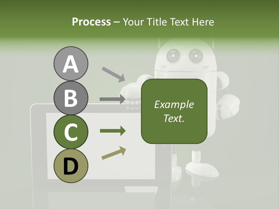 Touch Technology Copy Space PowerPoint Template