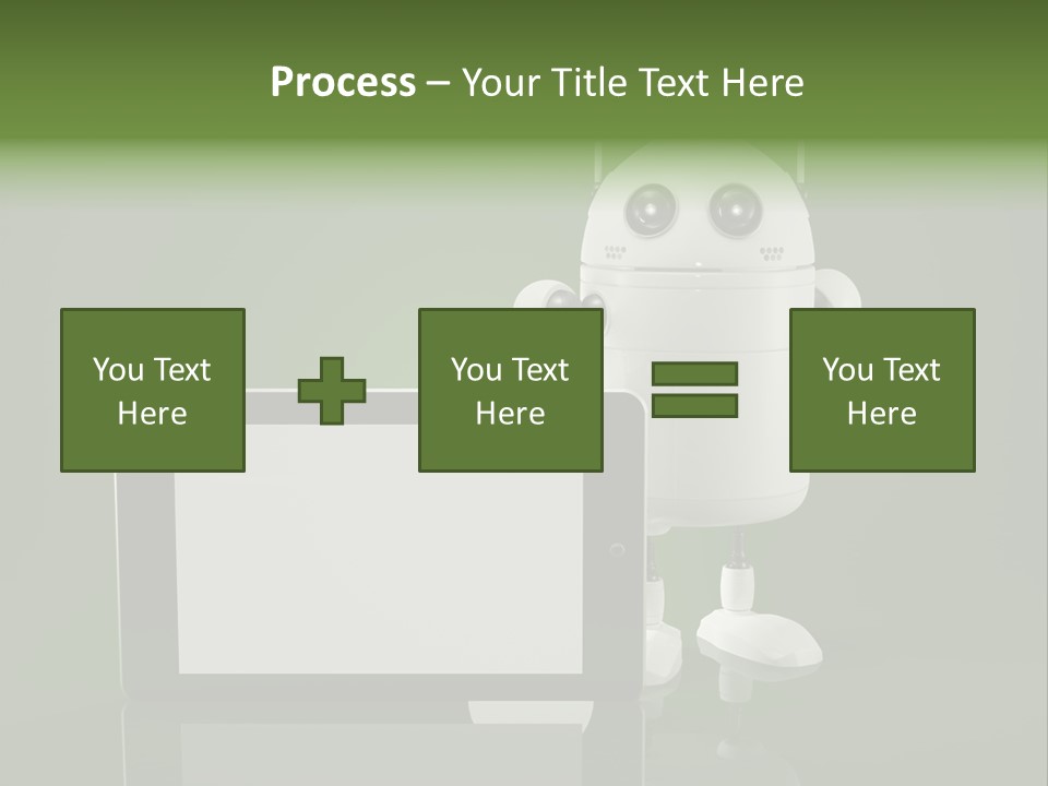 Touch Technology Copy Space PowerPoint Template