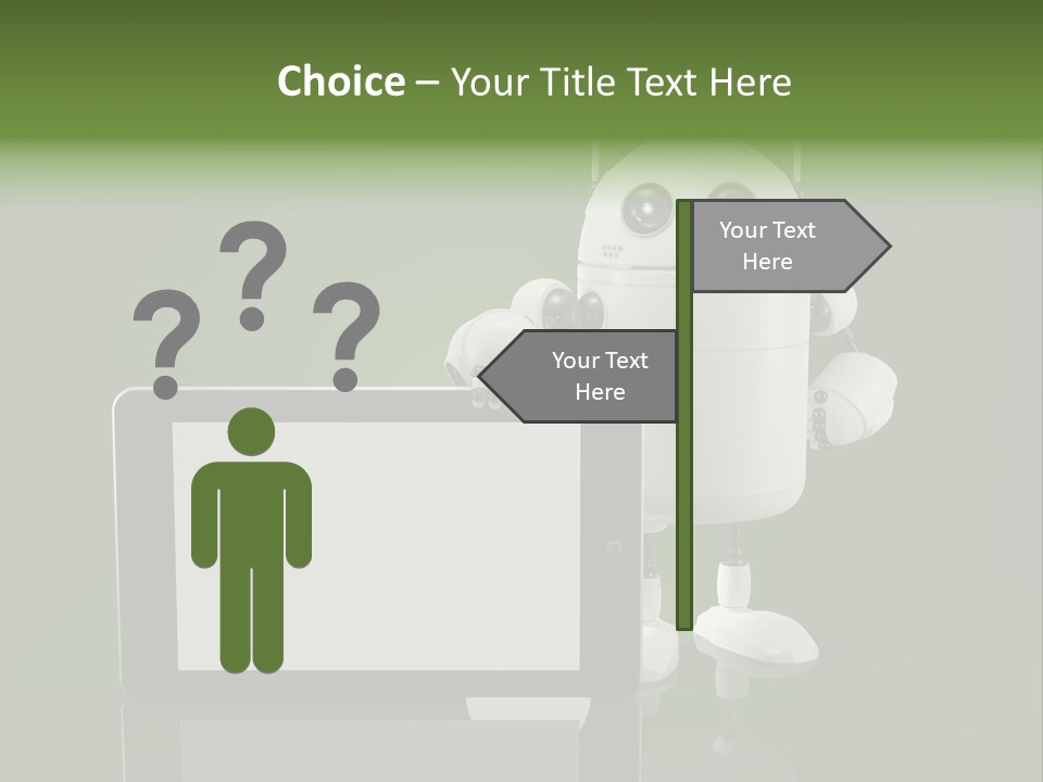Touch Technology Copy Space PowerPoint Template