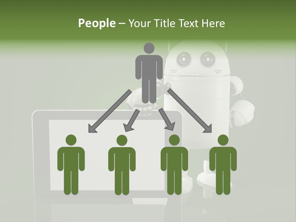 Touch Technology Copy Space PowerPoint Template