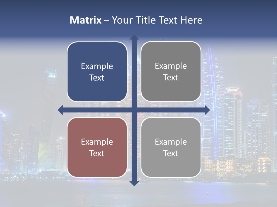 Scene Twilight Tourism PowerPoint Template