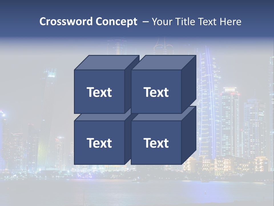 Scene Twilight Tourism PowerPoint Template