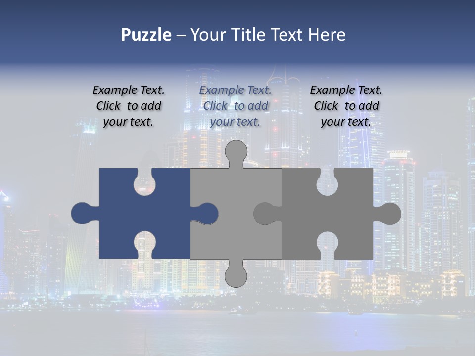 Scene Twilight Tourism PowerPoint Template