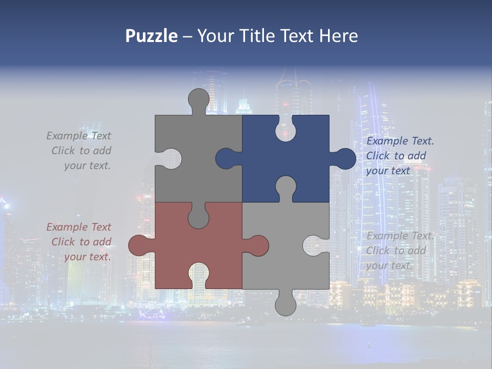 Scene Twilight Tourism PowerPoint Template