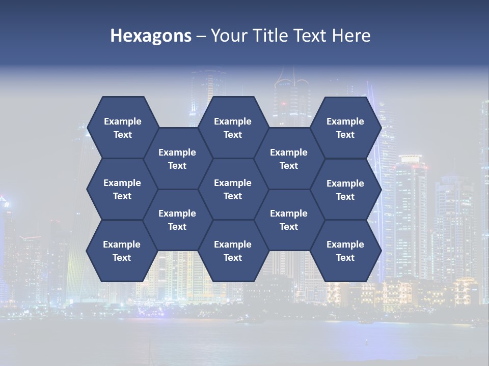 Scene Twilight Tourism PowerPoint Template