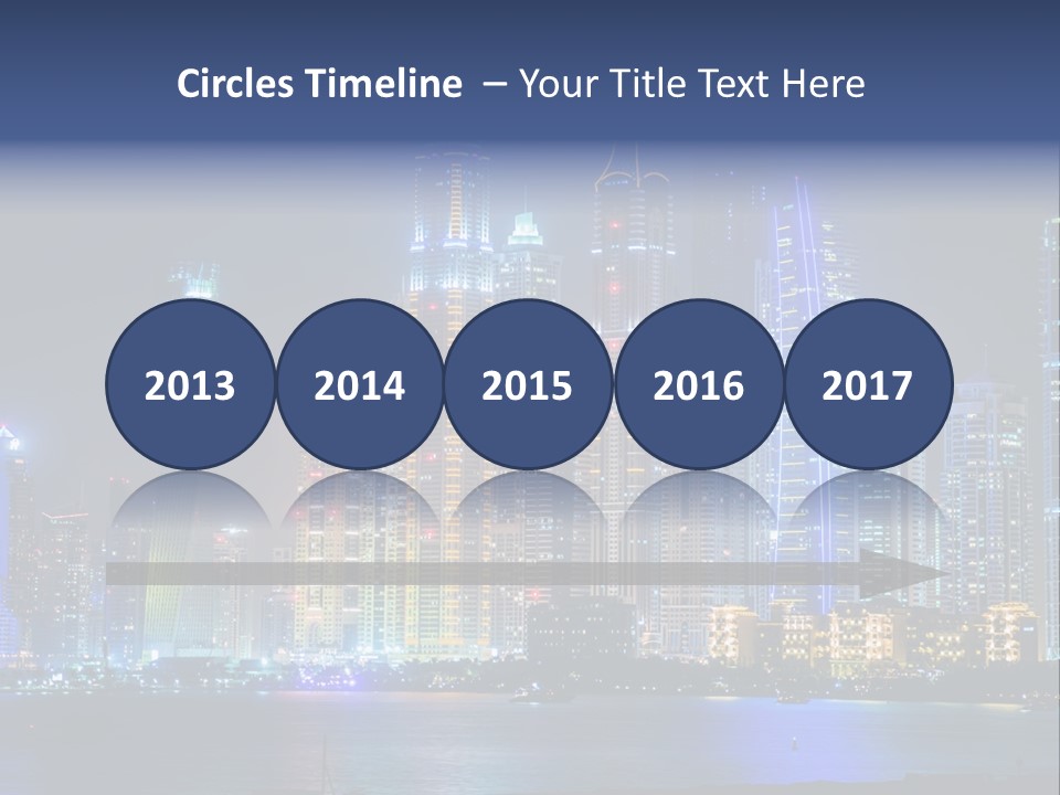 Scene Twilight Tourism PowerPoint Template