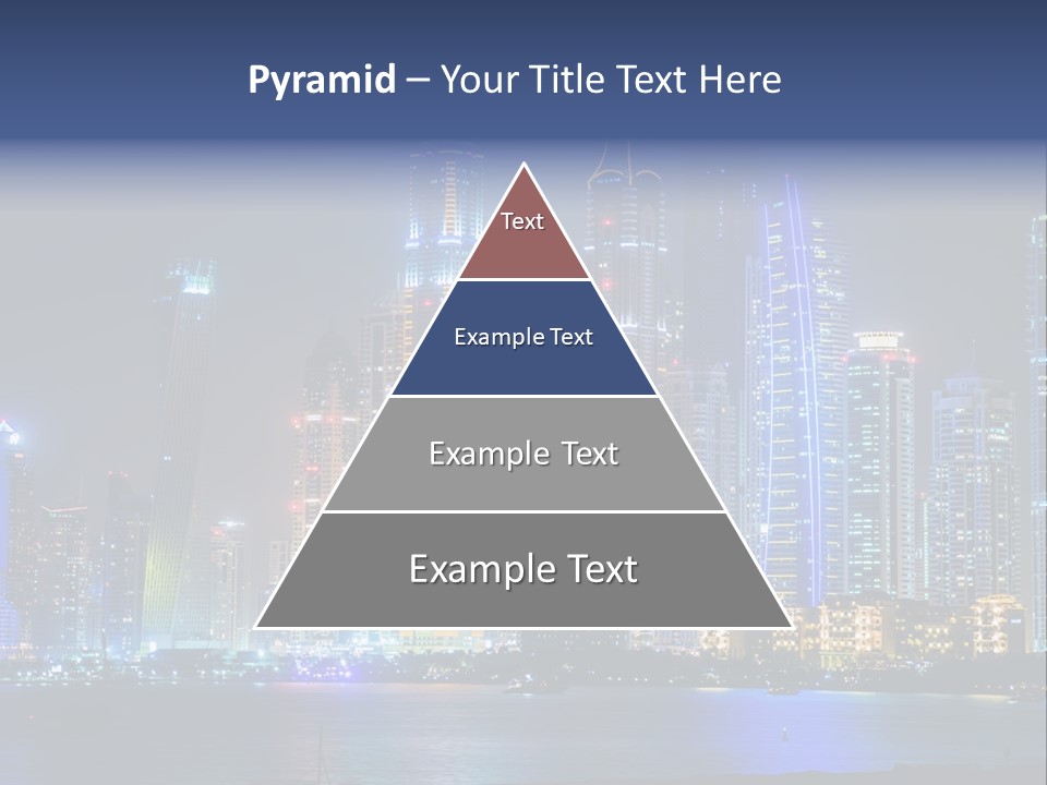 Scene Twilight Tourism PowerPoint Template
