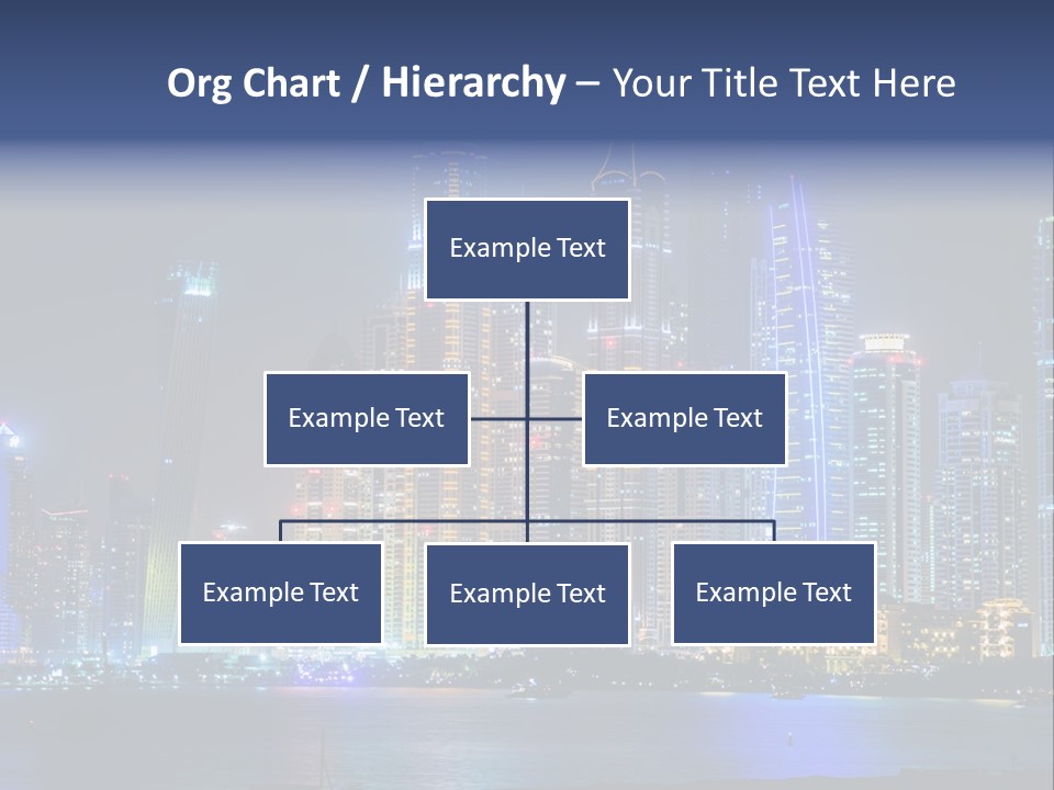 Scene Twilight Tourism PowerPoint Template
