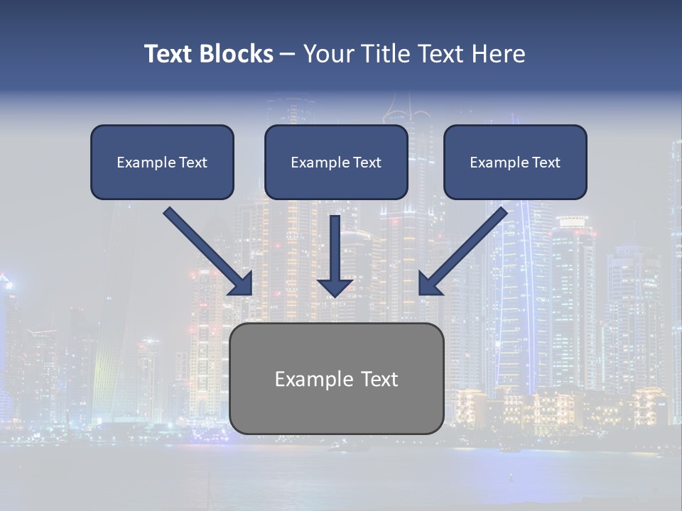 Scene Twilight Tourism PowerPoint Template