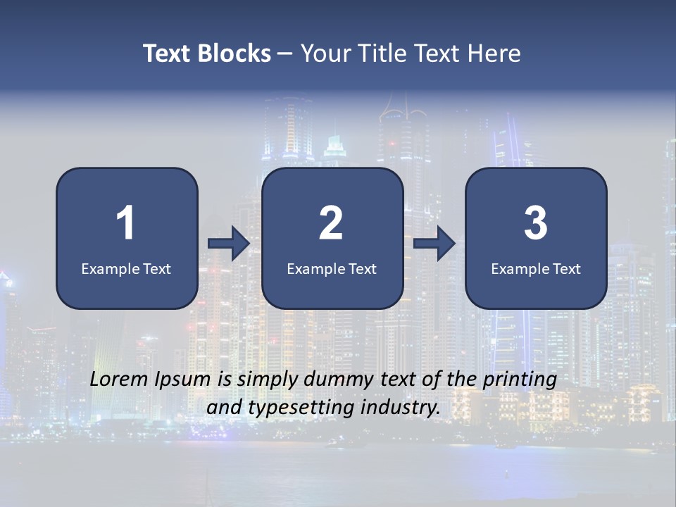 Scene Twilight Tourism PowerPoint Template